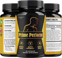 Prime Perform Men Daily Wellness Energy Support Capsules 1 Pack 60Ct