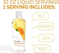 Cal Toddy™ – 32 fl oz Vit. D-3 (4 Bottles) Dr. Wallach – FREE SHIPPING