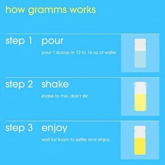 Gramms Lemon Flavor GrassFed Clear Whey Isolate Protein Powder pure protein