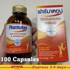GERIATRIC PHARMATON Multi Vitamins Mineral Ginseng Extracts G115 Proven 100 Caps