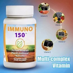 1 BOTTLE OF IMMUNO 150 THE ULTIMATE, IMMUNE BOOSTER. 150 CAPSULES