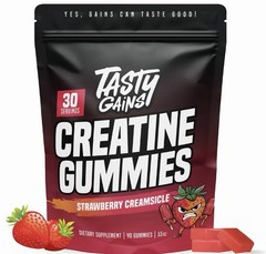 Creatine Gummies – 90g of Creatine Monohydrate – Workout Supplements – Build …