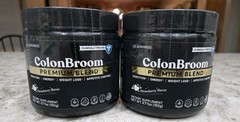 2 ColonBroom Supplement Strawberry (30 Serv/Tub= 60 Servings Total) Exp 12/2026