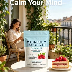 Magnesium Bisglycinate Gummies, with 400mg Magnesium Bisglycinate Chelate