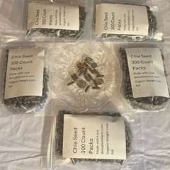 Chia Seeds Capsules Weight Management 300 Count Packs Always Free Shipping USA