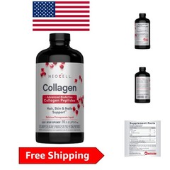 Delicious Pomegranate Liquid Collagen – 16 oz, Supports Skin, Hair, & Joints