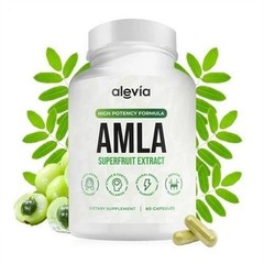3x Alevia Organic Amla Capsules 1000mg Indian Gooseberry Antioxidant Supplement