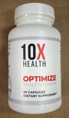 10X Health Optimize Methylated Multivitamin Women Men & for Vitamins sealed