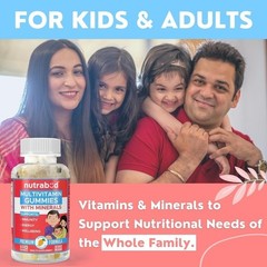 Nutrabud Multivitamin Gummies for Kids Men Women Adults – 60 Gummies