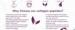 Hydrolyzed I,II,III,V,X Peptide Type Protein Multi Collagen Peptides Powder 2 lb