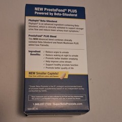 Super Beta Prostate Advanced Prostate Health Saw Palmetto 120 Caplets Smaller