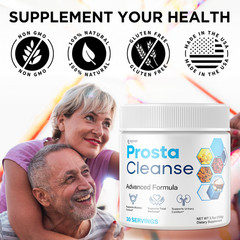 (2 Pack) Prosta Cleanse Powder Advanced Prostate Health Max Support Supplement