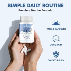 Taurine Supplement Liposomal Taurine 3000mg – High Dose Taurine Amino Acid Suppl