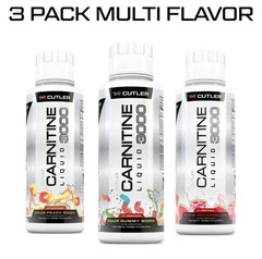 3pcs-Cutler Energy Liquid Carnitine 3000mg Nutrition and Metabolism