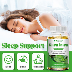 Natural Relaxing Mood Sleep Support 120 Vegan Capsules 1000mg Extra Strength USA