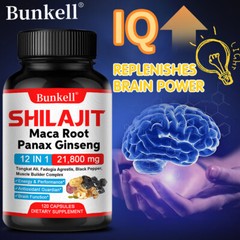 SHILAJIT Maca Root Panax Ginseng extract Muscle Health Energy&Performancesupport