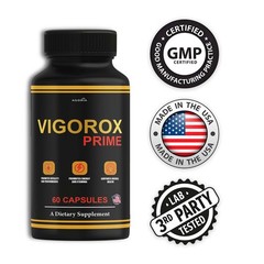 (6 Pack) Vigorox Prime Max Performance Supplement, VigoroxPrime Capsules