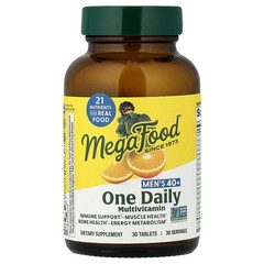 2 X MegaFood, Men 40+ One Daily Multivitamin, 30 Tablets