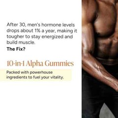 Root LUXRY Labs 10-1 Alpha Gummies | 4K mg Unadulterated Shilajit & KSM-66 | 60