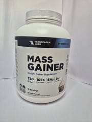 Transparent Labs Mass Gainer Sweet Vanilla Protein Powder 15 Servings