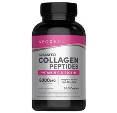 NeoCell Grass Fed Collagen Peptides Tablets 360 Ct Vitamin C&Biotin EXP 01/29