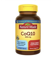 Nature Made CoQ10 400 mg Softgels – 40 Count