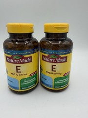 2X Nature Made Vitamin E 180 mg dl-Alpha 300 Softgels Each Dietary, Exp 11/2029