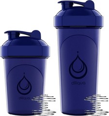 10-Pack BPA-Free Shaker Bottles: 5 Large 28 oz & 5 Small 20 oz for Smooth Drinks
