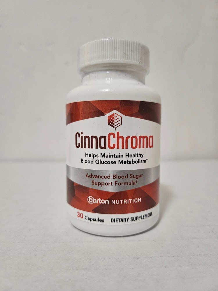 Barton – CinnaChroma Blood Glucose Metabolism Cinnamon 30 Capsules 03/2027