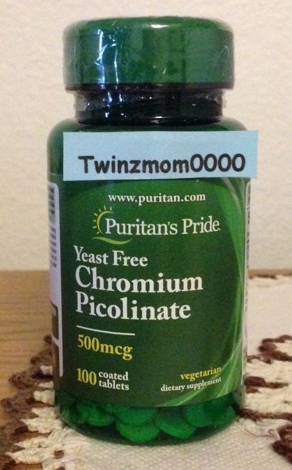 Chromium Picolinate 500mcg Yeast Free Vegetarian 100 Tablets