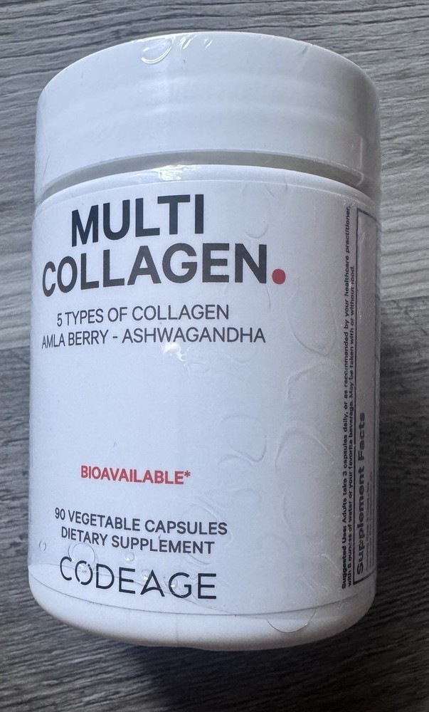 Codeage Multi Collagen Bioavailable 5 Types of Collagen 90 Caps