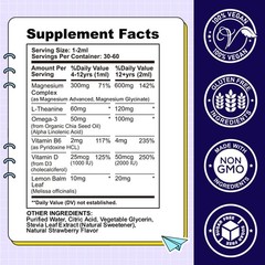 Kids Magnesium Liquid Drops-Magnesium Glycinate Liquid for Kids