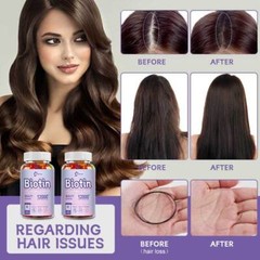 WEEM Hair Skin and Nails Gummies – Supports Healthy Hair – Vegan biotin Vitamins