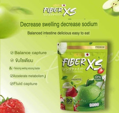 MIKEO Fiber XS Green Apple 30 Sachets Prebiotic + PR0biotic Sugar Free Detox