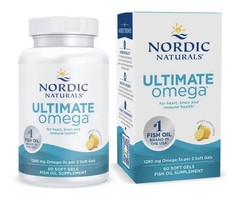 Nordic Naturals Ultimate Omega Omega-3 Lemon 60 Softgels ~ Exp 10/26+