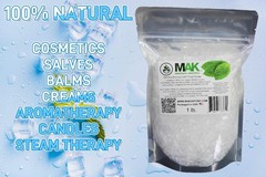 Mak Menthol Crystal 1 LB – Pure Organic 16 Ounce (Pack of 1), Clear Or White