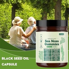 3PCS 16 in 1 Organic Sea Moss Gummy Irishmoss Extract 6000Mg Green Apple Flavor