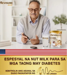 2 Tin Hevisure Gold Diabetic Milk Stabilize Blood Sugar Plant-Based 400g