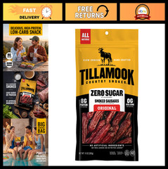 Keto Friendly Zero Sugar Smoked Sausages – Original Flavor, 10 oz – Low Carb Sna