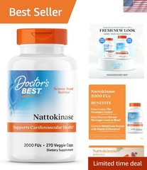 Powerful Nattokinase Supplement 2000 FU – Supports Circulation & Blood Flow