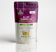 All Day Slimming Tea For Weight Loss – All Natural 30 Days Detox Tea That Fla…