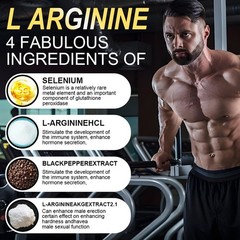 Nitric Oxide Booster L-Arginine, L-Citrulline 3000mg 240 Caps HIGHEST POTENCY
