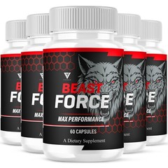(5 Pack) Beast Force Pills BeastForce Maximum Performance Formula (300 Capsules)