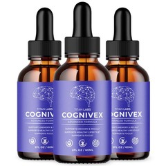 (3 Pack) Cognivex Nootropic Brain Health Support Drops Cogni Vex 90 Servings