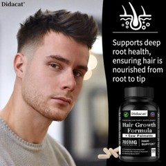 Hair Growth Supplement Protects Against Hair Root Health Issues 120 Pills US