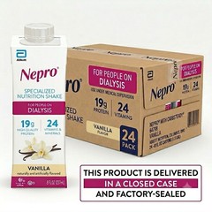 Nepro Specialized Therapeutic Nutrition Shake Vanilla Flavor 8 fl oz Case of 24