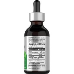 Liquid Chlorophyll Drops 2 oz, Non-GMO, Natural Peppermint Flavor, by Horbaach