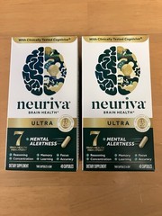 2-Pk. Neuriva Ultra-Brain Health Alertness Memory Focus Supplement 80 Count