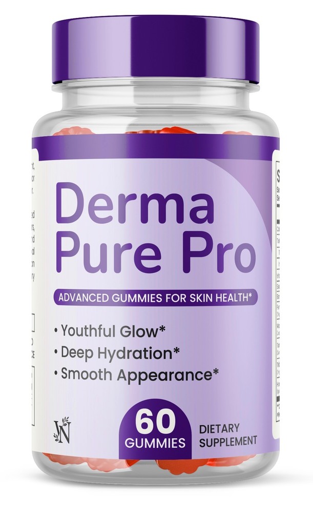Derma Pure Gummies – Dermapure Oral Skincare Formula for Healthy 60 Gummies