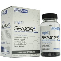 High T Senior+ Testosterone Booster Supplement, 90 Capsules